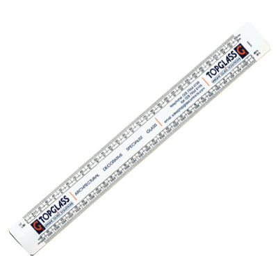 Blundell Harling scale rule - 12inch