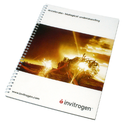 Wirobound notebook with frosted polypropylene cover and 50 sheets of white 90gsm paper - A5