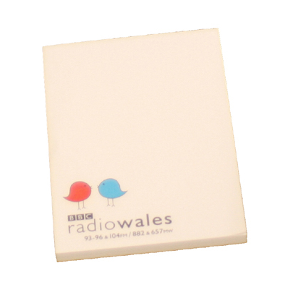 50 sheet pads, 80gsm paper - 1 colour - A6