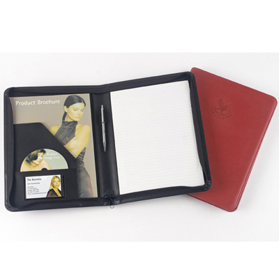 Zipped Conference Folder with A4 Pad